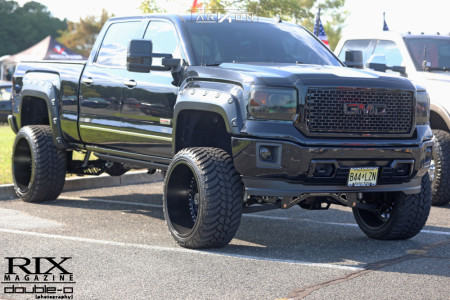 2014 GMC Sierra 1500 - 24x14 -80mm - ARKON OFF-ROAD Crown Series Triumph - Suspension Lift 9" - 35" x 13.5"