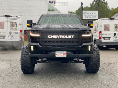 1 2016 1500 Chevrolet Rough Country Suspension Lift 7in Body 3in Arkon Off Road Caesar Machined Accents