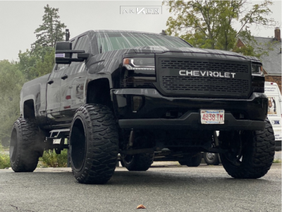 1 2016 1500 Chevrolet Rough Country Suspension Lift 7in Body 3in Arkon Off Road Caesar Machined Accents