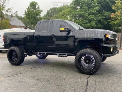1 2016 1500 Chevrolet Rough Country Suspension Lift 7in Body 3in Arkon Off Road Caesar Machined Accents