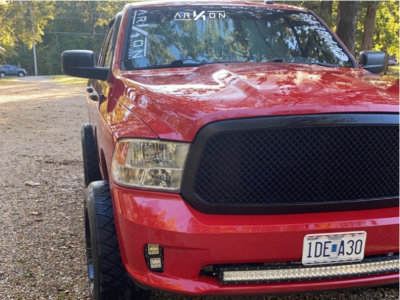 1 2016 1500 Ram Rough Country Leveling Kit Arkon Off Road Lincoln Machined Black