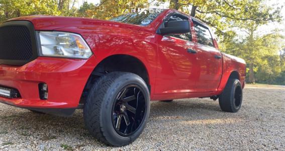 1 2016 1500 Ram Rough Country Leveling Kit Arkon Off Road Lincoln Machined Black