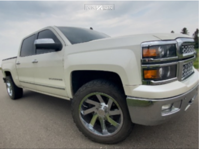 1 2014 Silverado 1500 Chevrolet Stock Air Suspension Arkon Off Road Lincoln Chrome