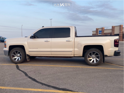 1 2014 Silverado 1500 Chevrolet Stock Air Suspension Arkon Off Road Lincoln Chrome