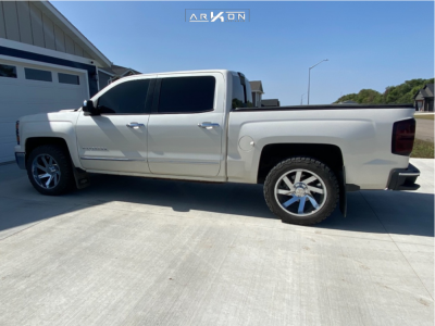 1 2014 Silverado 1500 Chevrolet Stock Air Suspension Arkon Off Road Lincoln Chrome