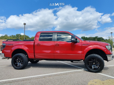 1 2009 F 150 Ford Southern Truck Suspension Lift 4in Arkon Off Road Lincoln Black