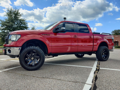 1 2009 F 150 Ford Southern Truck Suspension Lift 4in Arkon Off Road Lincoln Black