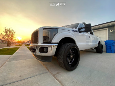 1 2013 F 250 Super Duty Ford Bds Level 2in Drop Rear Arkon Off Road Alexander Black