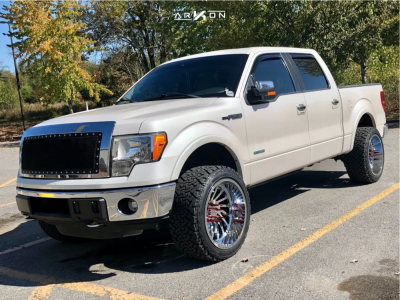 2012 Ford F-150 - 22x12 -51mm - ARKON OFF-ROAD Caesar - Leveling Kit - 33" x 12.5"