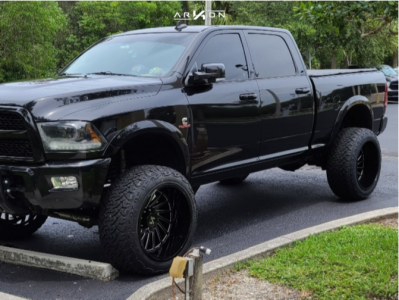 2015 Ram 2500 - 24x14 -81mm - ARKON OFF-ROAD Caesar - Suspension Lift 4" - 37" x 13.5"