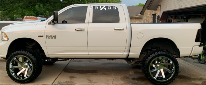 1 2013 1500 Ram Pro Comp Suspension Lift 6in Body 3in Arkon Off Road Lincoln Chrome