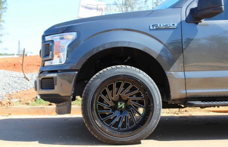 1 2020 F 150 Ford Rough Country Air Suspension Arkon Off Road Caesar Machined Black