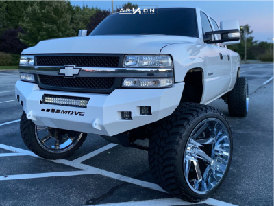 1 2001 Silverado 2500 Hd Chevrolet Zone Suspension Lift 9in Arkon Off Road Lincoln Chrome