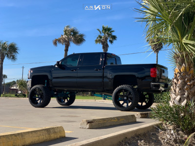 1 2018 Silverado 1500 Chevrolet Third Coast Lift Suspension Lift 12in Arkon Off Road Lincoln Black