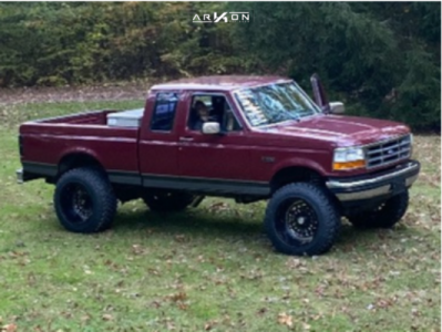 1 1992 F 150 Ford Rough Country Suspension Lift 6in Body 3in Arkon Off Road Crown Series Triumph Machined Accents