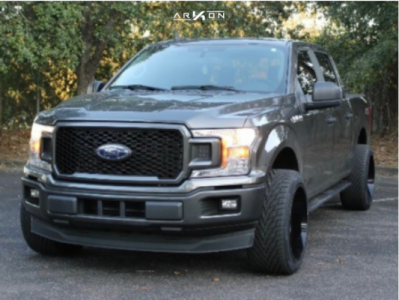 1 2020 F 150 Ford Rough Country Leveling Kit Arkon Off Road Caesar Machined Black