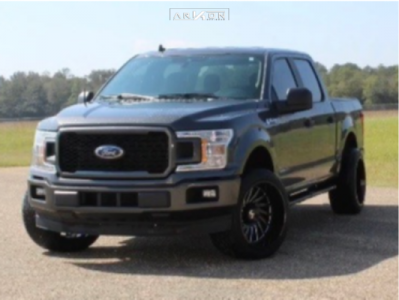 1 2020 F 150 Ford Rough Country Leveling Kit Arkon Off Road Caesar Machined Black