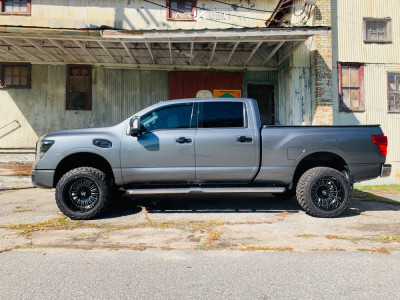 1 2016 Titan Xd Nissan 2 Inch Level Stock Arkon Off Road Alexander Black