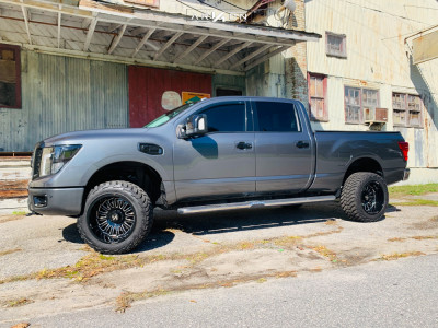 1 2016 Titan Xd Nissan 2 Inch Level Stock Arkon Off Road Alexander Black