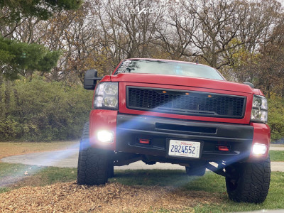 1 2012 Silverado 1500 Chevrolet Rough Country Suspension Lift 3in Arkon Off Road Caesar Machined Black