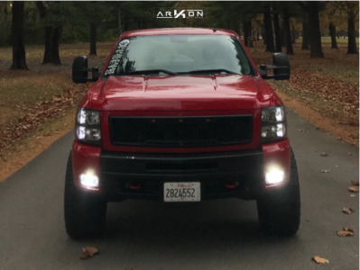 1 2012 Silverado 1500 Chevrolet Rough Country Suspension Lift 3in Arkon Off Road Caesar Machined Black