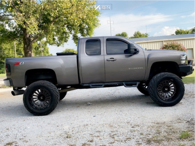 1 2013 Silverado 1500 Chevrolet Rough Country Suspension Lift 75in Body 3in Arkon Off Road Alexander Black