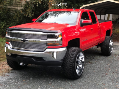 2019 Chevrolet Silverado 1500 LD - 24x14 -81mm - ARKON OFF-ROAD Lincoln - Suspension Lift 6.5" - 35" x 12.5"