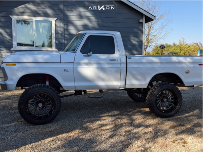 1 1975 F 100 Ford Superlift Suspension Lift 6in Arkon Off Road Caesar Machined Black