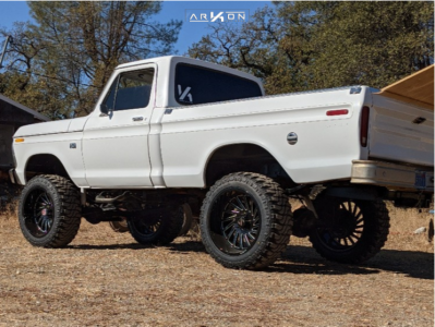 1 1975 F 100 Ford Superlift Suspension Lift 6in Arkon Off Road Caesar Machined Black