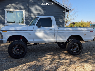 1 1975 F 100 Ford Superlift Suspension Lift 6in Arkon Off Road Caesar Machined Black