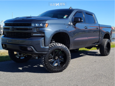 1 2019 Silverado 1500 Chevrolet Mcgaughys Suspension Lift 85in Arkon Off Road Lincoln Black