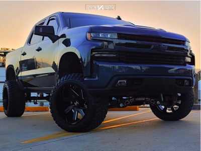 1 2019 Silverado 1500 Chevrolet Mcgaughys Suspension Lift 85in Arkon Off Road Lincoln Black