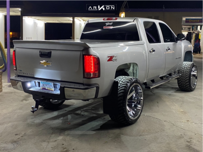 1 2010 Silverado 1500 Chevrolet Mcgaughys Suspension Lift 9in Arkon Off Road Lincoln Chrome