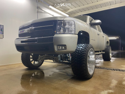 1 2010 Silverado 1500 Chevrolet Mcgaughys Suspension Lift 9in Arkon Off Road Lincoln Chrome