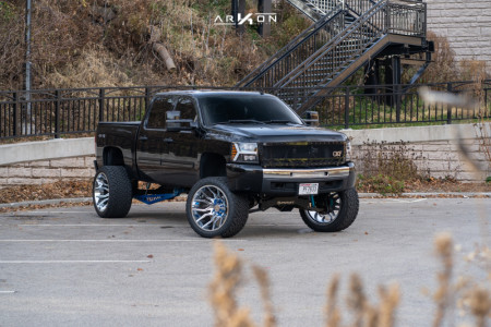 1 2010 Silverado 1500 Chevrolet Superlift Suspension Lift 8in Arkon Off Road Roosevelt Chrome