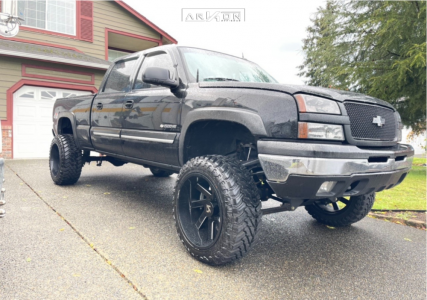 2005 Chevrolet Silverado 1500 HD - 22x12 -51mm - ARKON OFF-ROAD Lincoln - Suspension Lift 7" - 35" x 12.5"