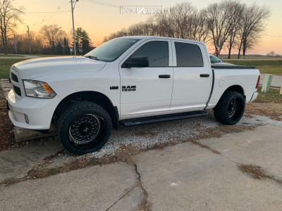 2016 Ram 1500 - 22x12 -51mm - ARKON OFF-ROAD Crown Series Triumph - Leveling Kit - 33" x 12.5"