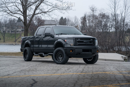 2012 Ford F-150 - 20x10 -25mm - ARKON OFF-ROAD Caesar - Leveling Kit - 285/55R20