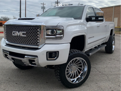 1 2017 Sierra 3500 Hd Gmc Bds Suspension Lift 45in Arkon Off Road Caesar Chrome