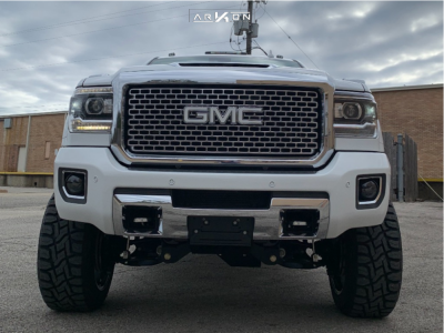 1 2017 Sierra 3500 Hd Gmc Bds Suspension Lift 45in Arkon Off Road Caesar Chrome