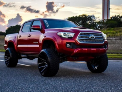 2017 Toyota Tacoma - 24x14 -81mm - ARKON OFF-ROAD Roosevelt - Suspension Lift 6.5" - 33" x 12.5"