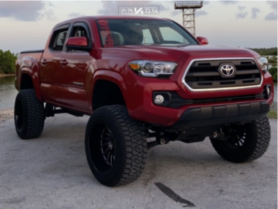 2016 Toyota Tacoma - 20x12 -52mm - ARKON OFF-ROAD Caesar - Suspension Lift 6" - 33" x 12.5"