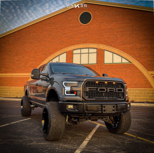 1 2015 F 150 Ford Pro Comp Suspension Lift 7in Arkon Off Road Lincoln Black