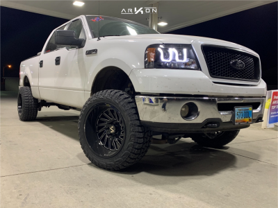 2006 Ford F-150 - 20x12 -51mm - ARKON OFF-ROAD Caesar - Suspension Lift 4" - 33" x 12.5"