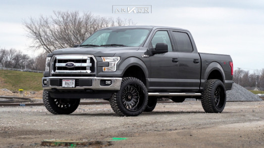 1 2015 F 150 Ford Halo Lift Suspension Lift 3in Arkon Off Road Alexander Black