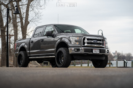 1 2015 F 150 Ford Halo Lift Suspension Lift 3in Arkon Off Road Alexander Black