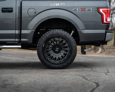 1 2015 F 150 Ford Halo Lift Suspension Lift 3in Arkon Off Road Alexander Black