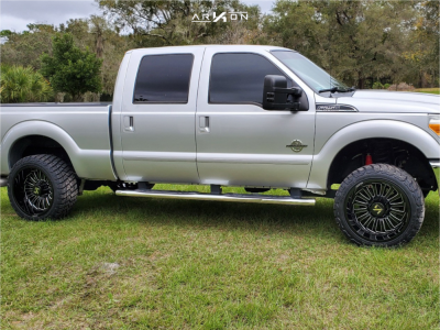 2015 Ford F-250 Super Duty - 22x12 -51mm - ARKON OFF-ROAD Alexander - Leveling Kit - 33" x 12.5"