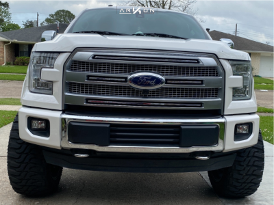 1 2016 F 150 Ford Rough Country Suspension Lift 6in Arkon Off Road Roosevelt Black