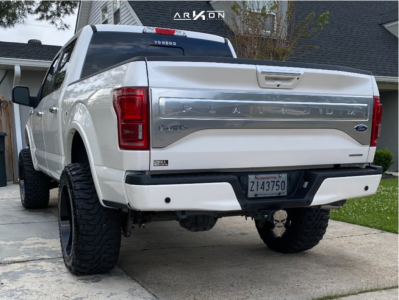 1 2016 F 150 Ford Rough Country Suspension Lift 6in Arkon Off Road Roosevelt Black